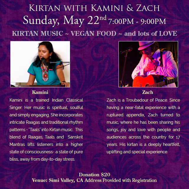 Kirtan with Kamini and Zach