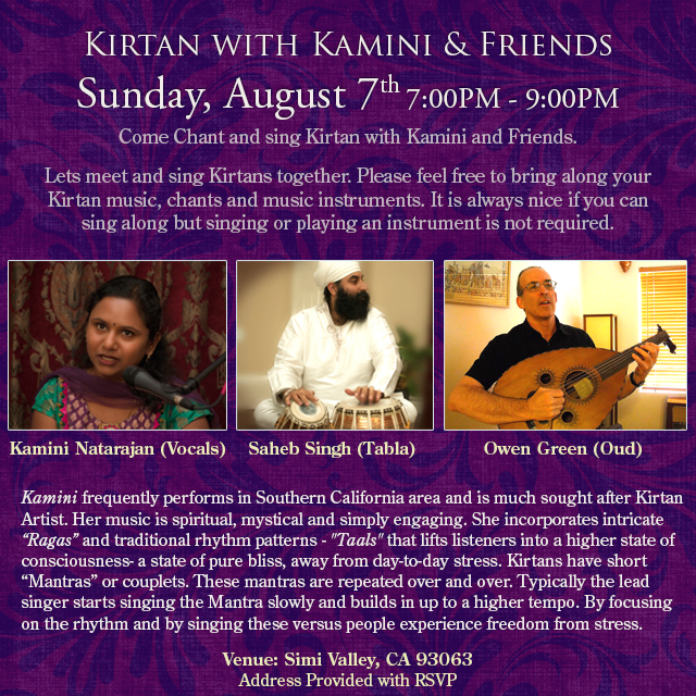 KIrtan with Kamini