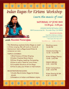 Indian Raga for Kirtan Workshop in Grass Valley