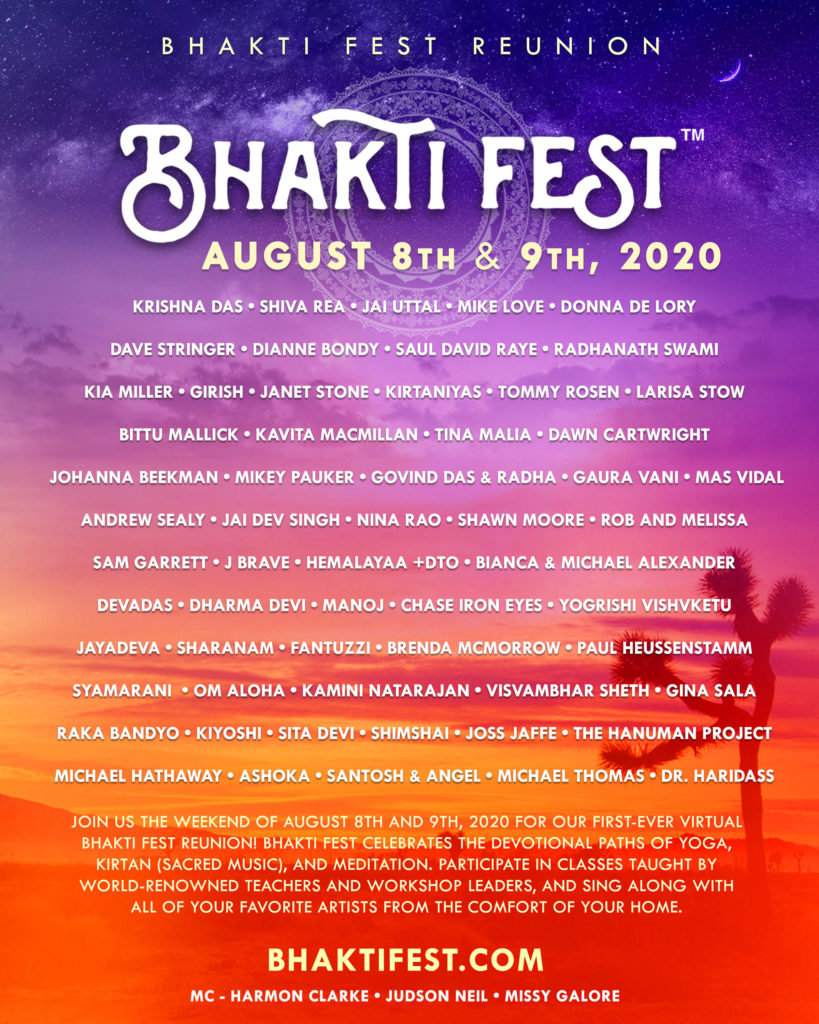 Bhakti Fest Reunion 2020 and Kirtan Album Release - kaminimusic.com